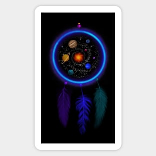 Space Dream Catcher Sticker